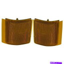 サイドマーカー GMC用ユーコンサイドマーカーライト1994-2000 LH&RHペア/セットフロント低GM2550145 For GMC Yukon Side Marker Light 1994-2000 LH & RH Pair/Set Front Lower GM2550145(2)