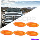 TCh}[J[ 5x ambergbvjO6 LEDCgݕCi[JXJfBAjo[T12V 5X amber top running 6 led light for Freight-liner Cascadia Universal 12v