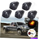 サイドマーカー 5xアンバーLEDキャブマーカーライトアセンブリ +フォードジープトラックSUV用の4Xレッドライト 5X Amber LED Cab Mark...