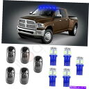 サイドマーカー ダッジラムキャブトップマーカー用5pc 5pcs for Dodge Ram Cab Top Marker Clear Cover Roof Running Lamp + US Fast Light