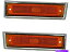 ɥޡ 1981-1986 GMC C2500ɥޡ饤ȥåȥե74874yk 1982 1983 1984 1985 For 1981-1986 GMC C2500 Side Marker Light Set Front 74874YK 1982 1983 1984 1985