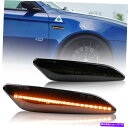 サイドマーカー 05-11のAlfa Romeo 159 Boera Spider Typ 939シーケンシャルLEDサイドマーカーライト For 05-11 Alfa Romeo 159 Boera Spider typ 939 Sequential LED Side Marker Lights