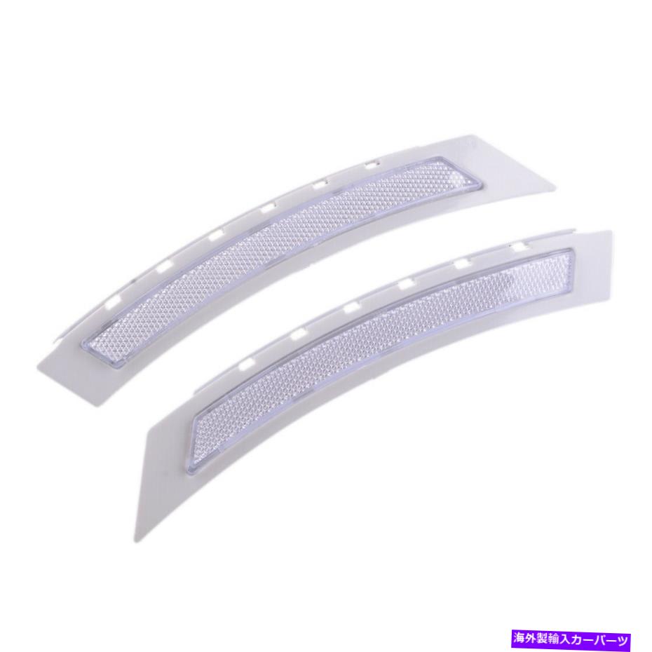 サイドマーカー 1ペアフロントバンパーサイドマーカーリフレクターBMW 5シリーズ528i 535i E60 LCIに適..