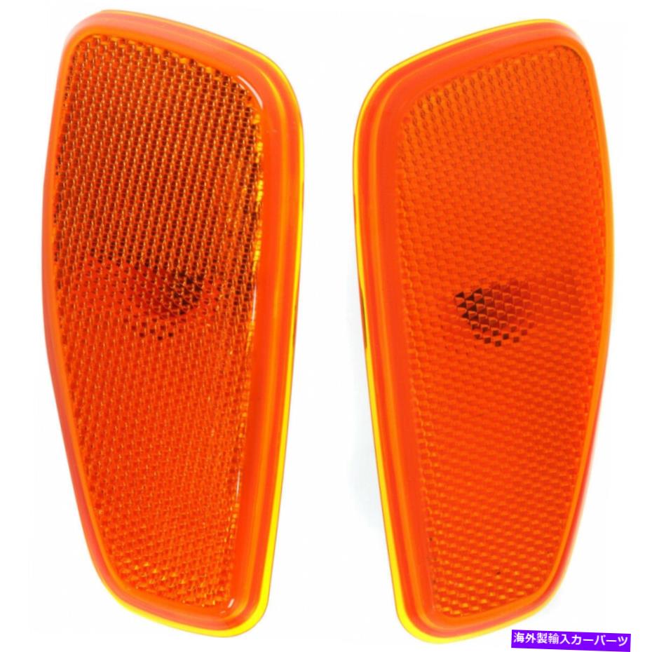 サイドマーカー Jeep Renegade Side Marker Light 2015-2018 LH＆RHペアフロントCAPA CH2550134用 For Jeep Renegade Side Marker Light 2015-2018 LH & RH Pair Front CAPA CH2550134