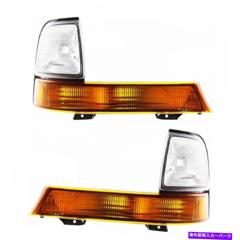 サイドマーカー フォードレンジャーパーキングシグナル/サイドマーカーライト1998-2000ペアRHとLH CAPA For Ford Ranger Parking Signal/Side Marker Light 1998-2000 Pair RH and LH CAPA
