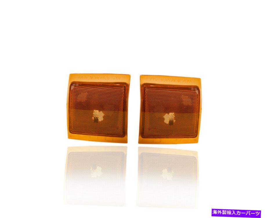 サイドマーカー 94-02のサイドマーカーライトブレイザー/タホ/ユーコン/郊外ローワーセット5977738 5977737 Side Marker Light For 94-02 Blazer/Tahoe/Yukon/Suburbn Lower Set 5977738 5977737