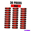 サイドマーカー 30PCSレッドカークリアランストラックトレーラーサイド3 LEDライトマーカーテールランプ12V 24V 30pcs Red Car Clea...
