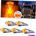 サイドマーカー 5x Yellow17 LEDキャブマーカークリアランスルーフランニング用のトレーラー +サイドマーカー 5x yellow 17 LED Ca...