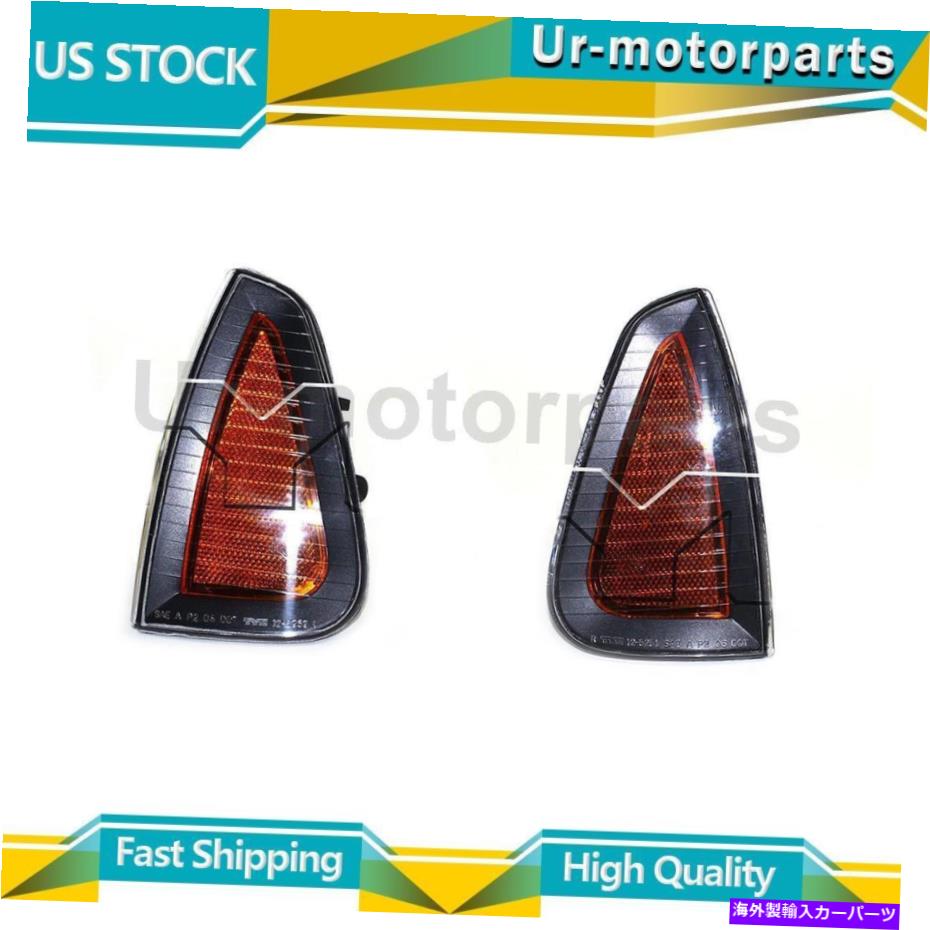 サイドマーカー （2）左側の右側マーカーライトアセンブリTycフィットダッジチャージャー2006-2010 (2) Left Right Side Marker Light Assembly TYC Fits Dodge Charger 2006-2010