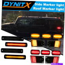 サイドマーカー 2003年から2009年のHummer H2 14PCS LED CAB ROFEランニングライトサイドマーカーランプスモーク For 2003...