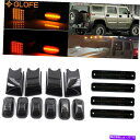 サイドマーカー 2003年から2009年のHummer H2 14PCS LED CAB ROFEランニングライトサイドマーカーランプスモーク For 2003...