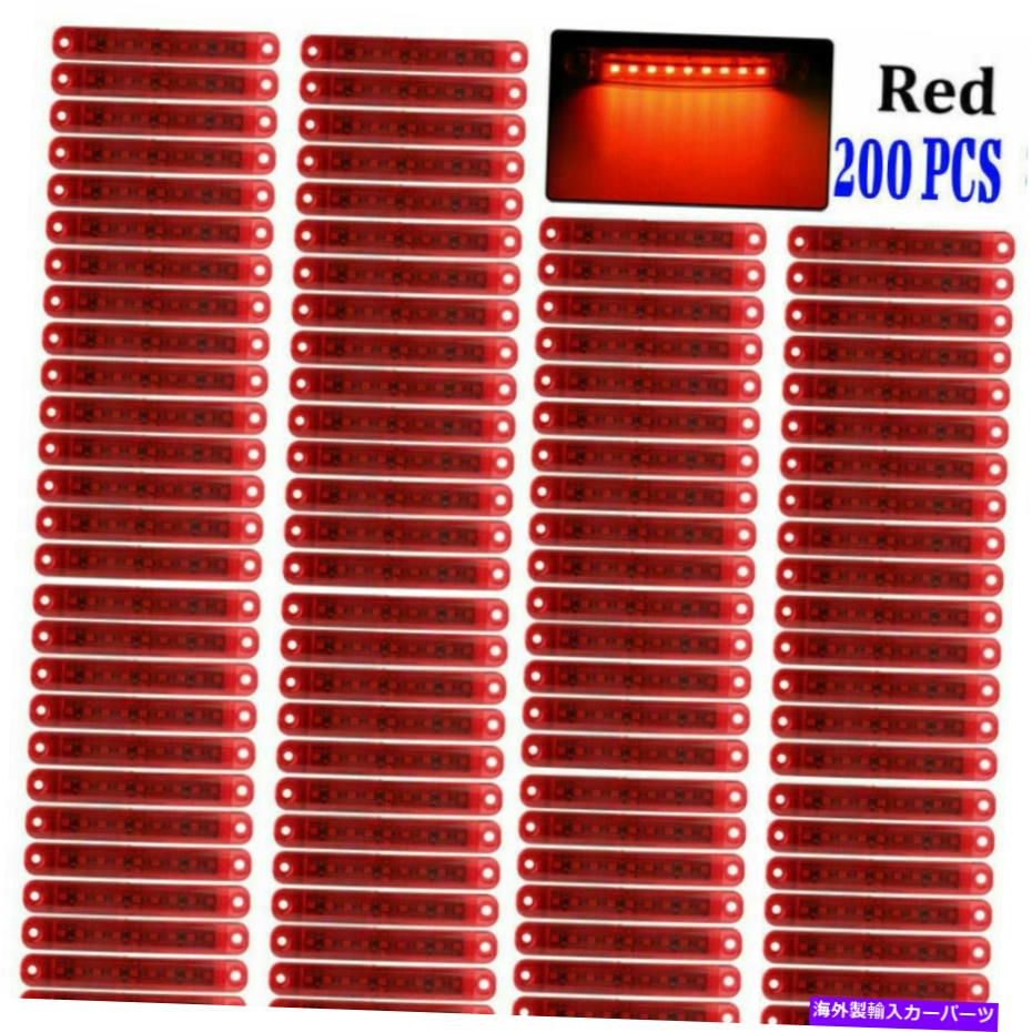 ɥޡ 200x Red 12V 9LEDɥޡ󥸥饤ȥȥåȥ졼顼RVȥåХ 200X Red...