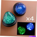 サイドマーカー 4PCSビーハイブサイドマーカーライトグロメット16レッドキャブスリーパーライトトレーラーアセンブリ 4Pcs Beehive Side Mar...