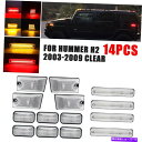 サイドマーカー ハマーの1Set H2 03-09 LEDキャブ屋根ランニングライトサイドマーカーランプの交換 1Set For Hummer H2 03-09...