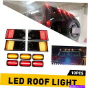 サイドマーカー スモークLEDキャブルーフトップマーカーライト2006 2007 2008 2009 Hummer H2 SUT Smoked LED Cab ...