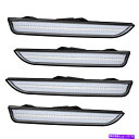サイドマーカー 2010-2014 Ford Mustang Concept Sidemarkerセット - クリアクリア - ペイントなし For 2010-...