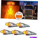 サイドマーカー トレーラー用の5xアンバー17電球LEDキャブマーカーの屋根灯 +10倍のサイドマーカーライト 5X FOR TRAILER AMBER 17 ...