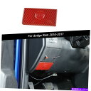 trim panel Dodge RAMのためのRed Carbon Fiber Electronic Parking Handbrake Panre Trim...