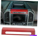 trim panel フォードF150 2015-2020の赤いカーボンファイバー緊急照明スイッチパネルカバートリム Red Carbon Fiber Emer...