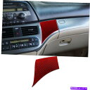 trim panel ACコントロールの赤い炭素繊維右ホンダオデッセイのパネルカバートリム2005-10 Red Carbon Fiber Right Of A...