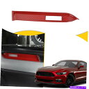 trim panel Ford Mustang 2015+のためのRed Carbon Passenger Dashboardパネルの装飾トリム Red Car...
