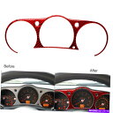 trim panel 日産350Z 2006-09レッドカーボンファイバーダッシュボード機器クラスターパネルトリム For Nissan 350Z 2006-0...