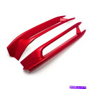 trim panel ホンダアコード2018-2020光沢のある赤い車フロントフォグライトランプパネルトリム For Honda Accord 10th 201...