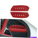 trim panel トヨタカムリの両方のサイドパネルカバートリム2018-2020のレッドカーボンファイバーダッシュボード Red Carbon fiber ...