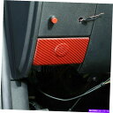 trim panel 2010-2017の電子駐車ハンドブレーキパネルトリムダッジラムレッドカーボンファイバー Electronic Parking Handb...