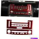 trim panel Lexus IS250 300 350 2014-18 Red Carbon Fiber Console CD ACスイッチパネルトリム用...