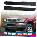trim panel トヨタタコマ4WD 95-97フロントバンパーグリルヘッドライトフィラートリムパネル新しい新しい For Toyota Tacoma 4wd 95-97 Front Bumper Grille Headlight Filler Trim Panels New(2)