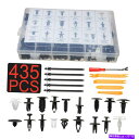 trim panel 435 PCSプラスチッククリップリベットパネル金型カーボディリテーナープッシュピントリムツールUSA 435 PCS Plastic C...