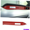 trim panel フォードマスタング15+赤炭素繊維の副操縦施設装飾パネルトリムカバーフレーム Co-Pilot Decoration Panel Trim...