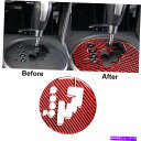 trim panel マツダRX-8 2004-2008のレッドカーボンファイバーギアシフトコンソールパネルカバートリム Red Carbon Fiber Ge...
