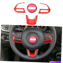 trim panel 4PCSステアリングホイールパネルジープレネゲード15+&ジープコンパス17+のトリムカバー 4PCS Steering Wheel Panel Trim Cover for Jeep Renegade 15+ & Jeep Compass 17+ A