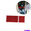 trim panel ホンダアコードセダン2003-07レッドカーボンファイバーUSBパワーパネルステッカートリム For Honda Accord Sedan...
