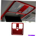 trim panel 3PCS赤炭素繊維読み取りライトパネルカバー日産350Z 2003-2009のトリム 3Pcs Red Carbon Fiber Read...