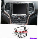 trim panel Jeep Grand Cherokee 2014-2020カーボンファイバーGPSナビゲーションパネルカバートリム用 For Jeep Grand Cherokee 2014-2020 Carbon Fiber GPS Navigation Panel Cover Trim(2)