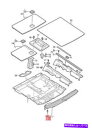 trim panel 本物のアウディQ7 4MB 4MGリアクロスパネルCriollo Brown 4M0864483NJN5用のトリム Genuine AUDI Q7 4MB 4MG Trim For Rear Cross Panel Criollo Brown 4M0864483NJN5