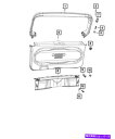 trim panel 本物のMOPARリフトゲートトリム下パネル5VY06GTVAA Genuine Mopar Lift-Gate Trim Lower Panel 5VY06GTVAA