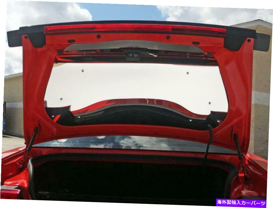 trim panel 2008-2020ダッジチャレンジャーポリッシュステンレス鋼のインテリアトランク蓋パネル Interior Trunk Lid Panel for 2008-2020 Dodge Challenger Polished Stainless Steel