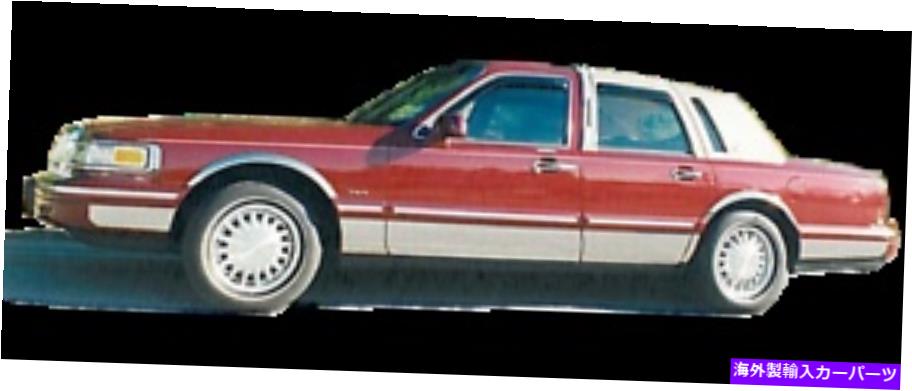 trim panel 1988-1991マーキュリーグランドマーキスステンレスロッカーパネルモールディングトリム6 