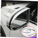 クロームカバー Chrome 2x Learveiw Mirror Rain眉毛カバーヒュンダイサンタフェ2019-2022のトリム Chrome 2X Rearveiw Mirror Rain Eyebrow Cover Trim For Hyundai Santa Fe 2019-2022