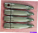 クロームカバー 日産ナバラNP300 2014ダブルキャブセットのクロムハンドルカバー4 CHROME HANDLE COVER FOR NISSAN NAVA...