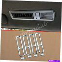 クロームカバー トヨタハイランダー2014-2019アクセサリーのマットクロムルーフベントカバートリム Matte Chrome Roof AC Vent Cover Trims For Toyota Highlander 2014-2019 Accessory