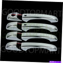 クロームカバー ダッジグランドキャラバン08-11 12 13 14 15クロム4ドアハンドルカバー付きカバー FOR DODGE GRAND CARAVAN ...