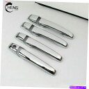 クロームカバー 08-16の新しいクロムドアハンドルカバークライスラータウンカントリードッジグランドキャラバン New Chrome Door Handle C...