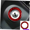 クロームカバー Ford Mustang 2010-2014のRed Carbon Fiber Co-Pilot Center Console Strip Co...