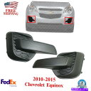 クロームカバー 2010年から2015年のシボレーequinoxのフロントフォグランプカバー下部グリル Front Fog Lamp Cover Lower Outer Grille For 2010-2015 Chevrolet Equinox(2)