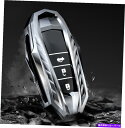 クロームカバー トヨタハイランダー2020-22クロムメタル亜鉛合金カーキーケースカバー For Toyota Highlander 2020-22 Chrome Metal Zinc Alloy Car Key Case Cover